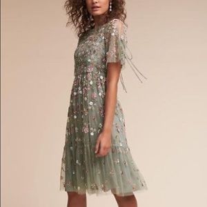 BHLDN needle and thread Bobbi dress
